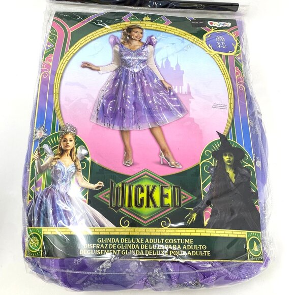 NBCUniversal Women's Wicked Musical Glinda Upland "For Good" Deluxe Costume - Picture 4 of 14